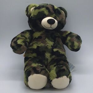 Build A Bear Workshop  Camouflage Plush Stuffed Animal 16”